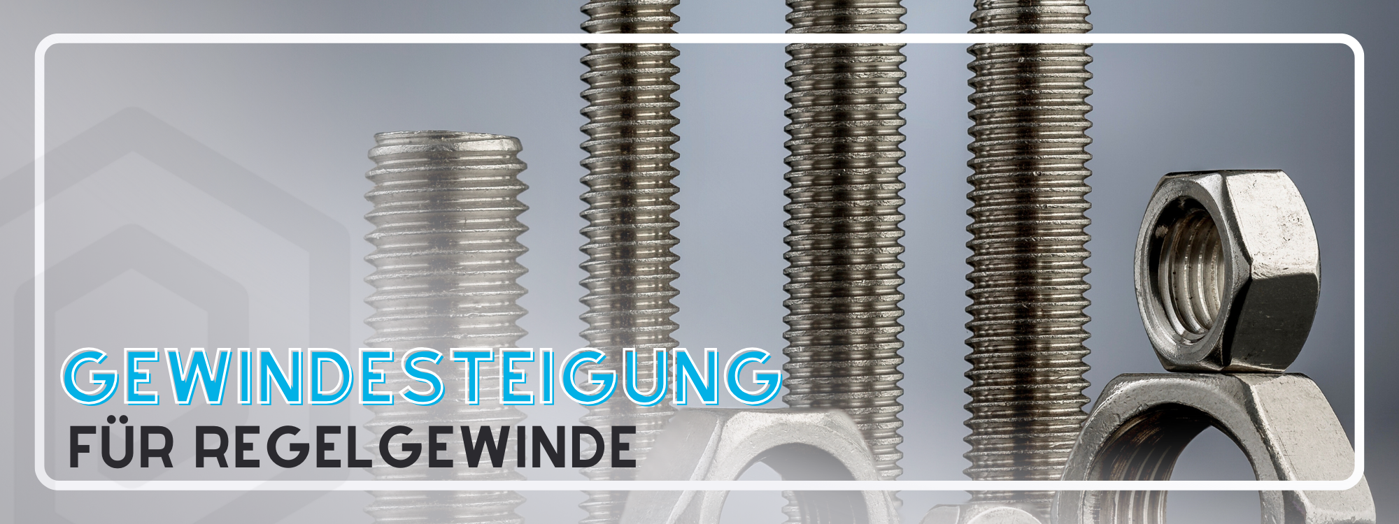 Gewindesteigung für Regelgewinde