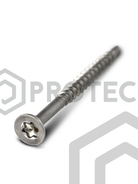 Spanplattenschrauben 5mm TORX mit Bohrspitze aus Edelstahl A2