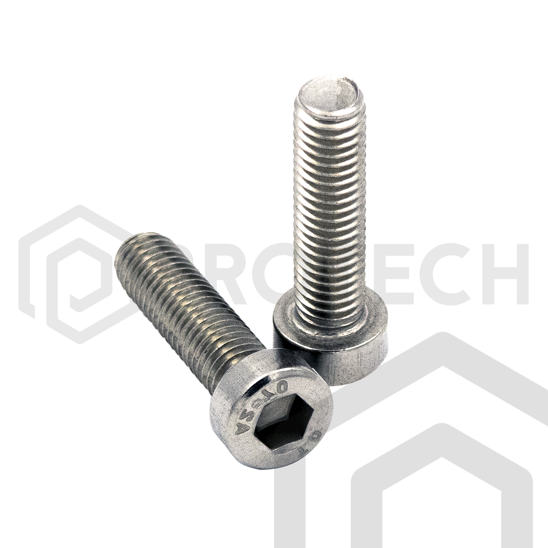 Zylinderschrauben M5 von 6 bis 25mm mit Innensechskant DIN 912 aus Edelstahl A2