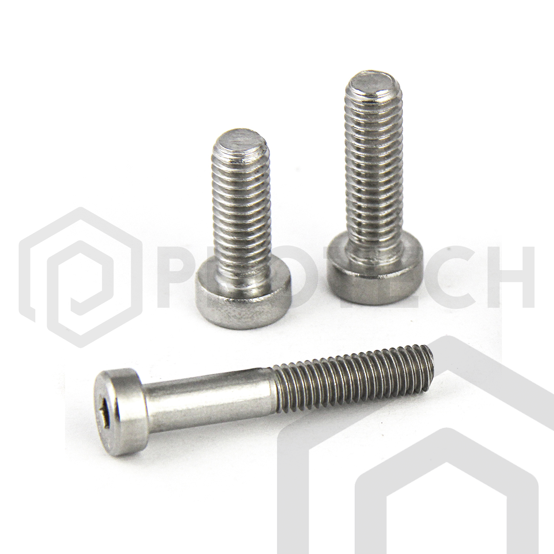 Zylinderschrauben M6 von 40 bis 100mm mit Innensechskant DIN 912 aus Edelstahl A2