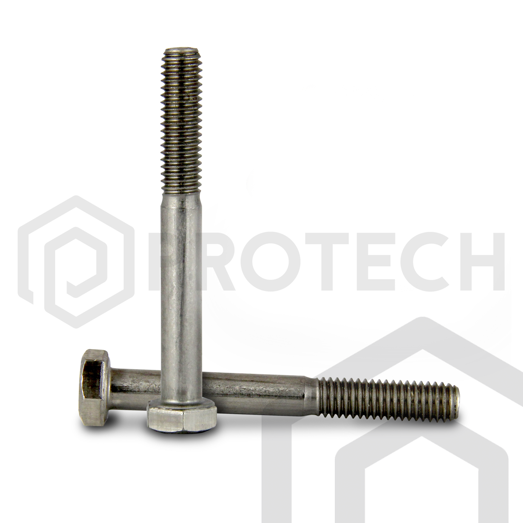 Sechskantschrauben mit Schaft M14 DIN 931 aus Edelstahl A2