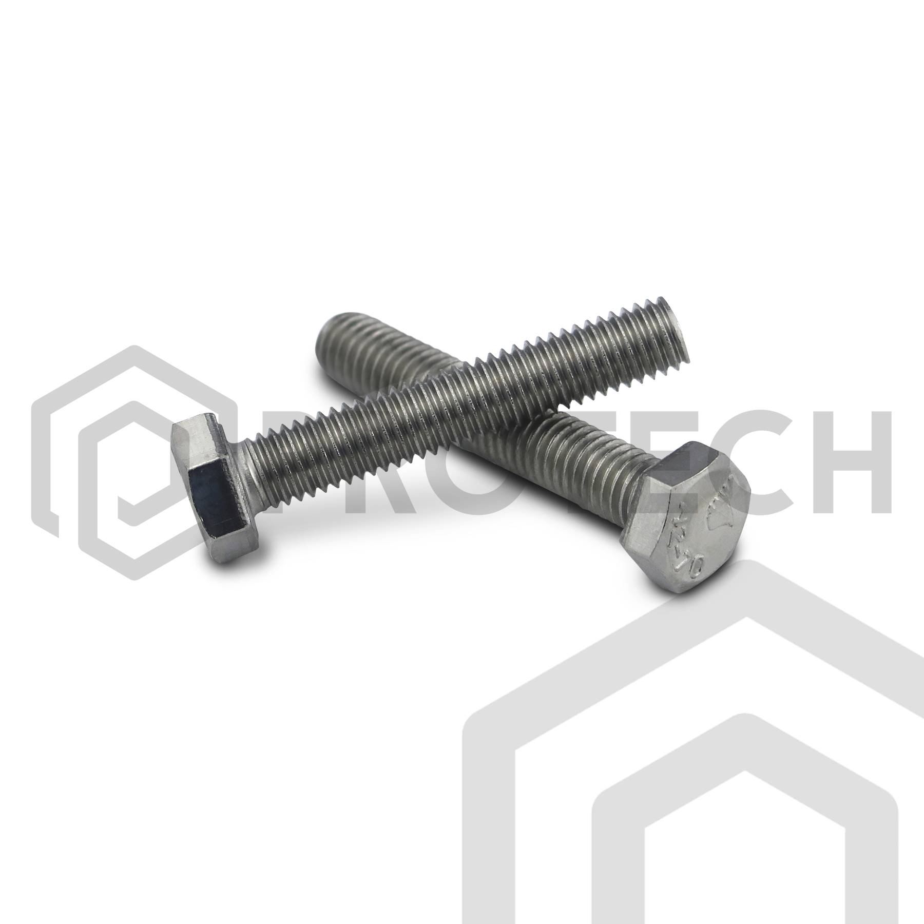 Sechskantschrauben M6 von 35 bis 90mm DIN 933 aus Edelstahl A2