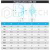 Flügelmuttern DIN 315 aus Edelstahl A2